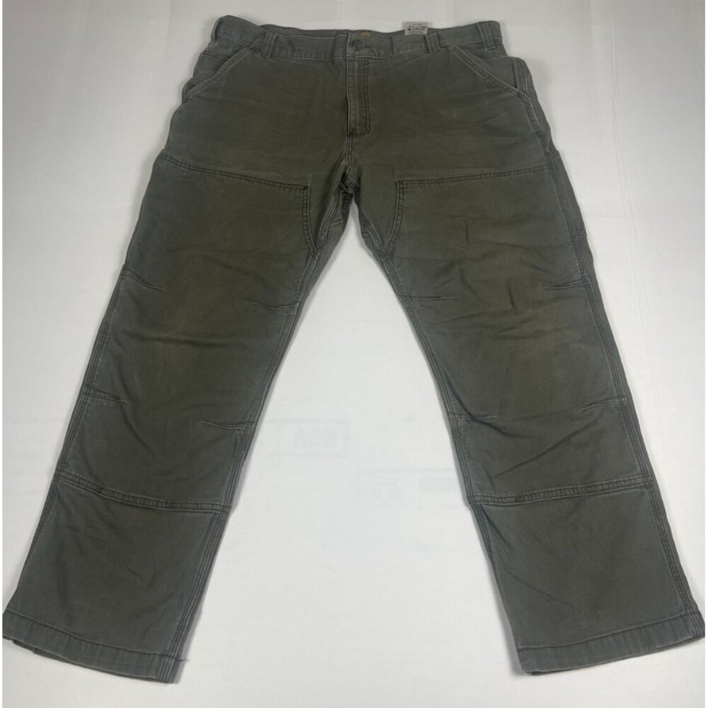 Carhartt Men 40x30 MOS 102517 Relaxed Fit Canvas Carpenter Double knee Pants